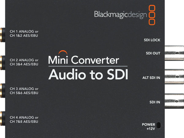 Blackmagic mini convertor audio la SDI