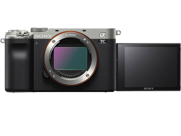 Sony Alpha a7C Camera mirrorless cu obiectiv 28-60mm (negru/argintiu)