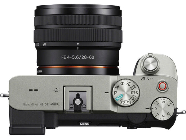 Sony Alpha a7C Camera mirrorless cu obiectiv 28-60mm (negru/argintiu)