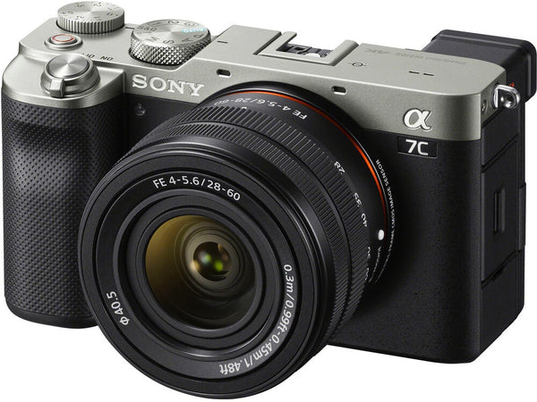 Sony Alpha a7C Camera mirrorless cu obiectiv 28-60mm (negru/argintiu)