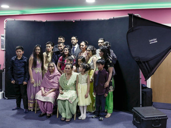 Lastolite fundal panoramic negru (fara rama)