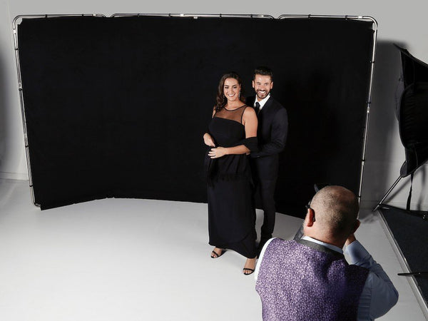 Lastolite fundal panoramic negru (fara rama)