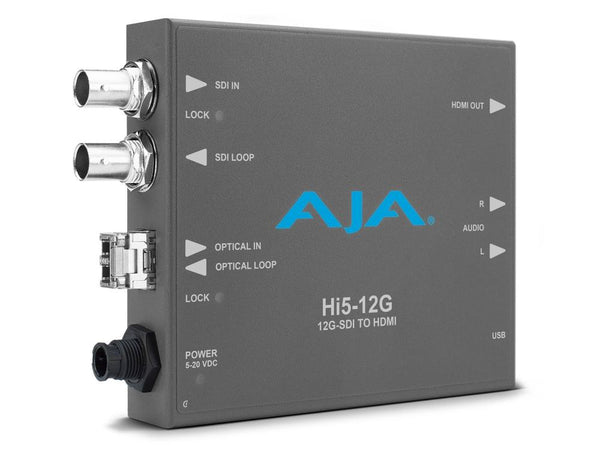 Mini convertor 12G-SDI la HDMI AJA Hi5-12G-TR