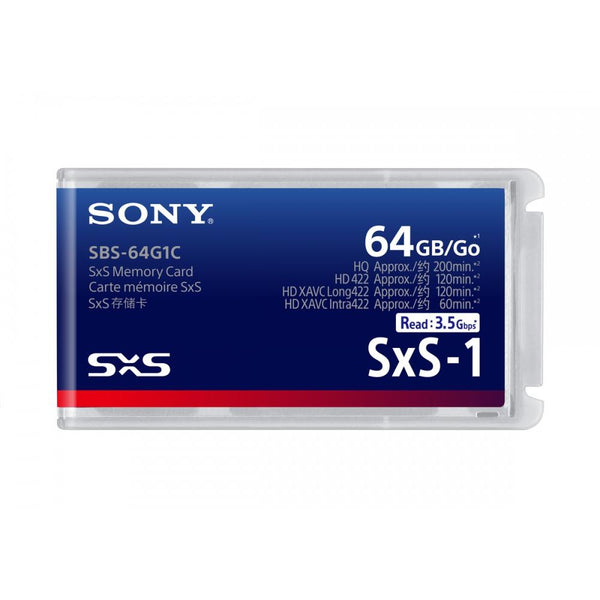 Card memorie Sony SxS-1 64GB