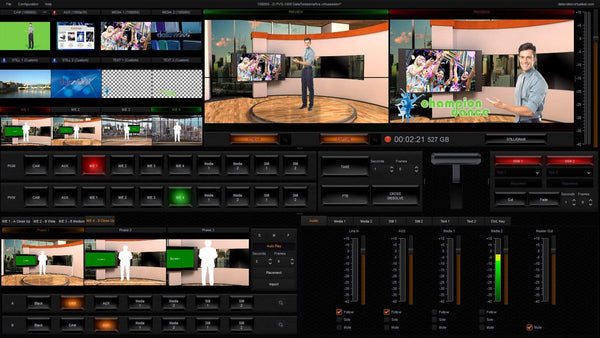Studio virtual HDMI DataVideo TVS-1000A